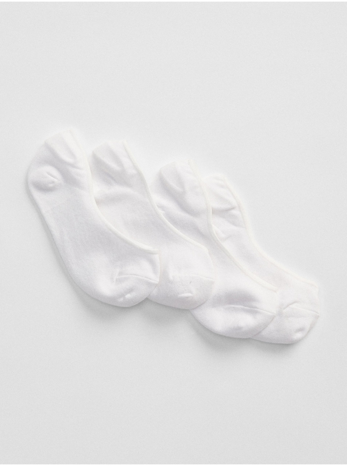 Ponožky no-show socks, 2 páry Biela