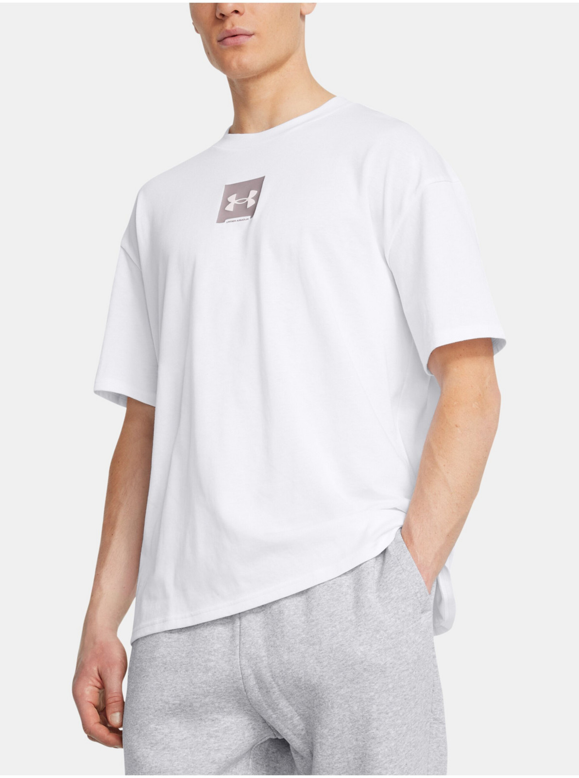 Pánske tričko Under Armour UA HW OS SM BOX SS