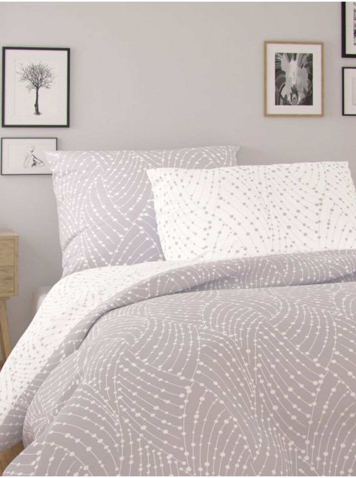 Francúzske predĺžené bavlnené obliečky NORDIC COLLECTION 240x220, 70x90cm ASTRA Kvalitex