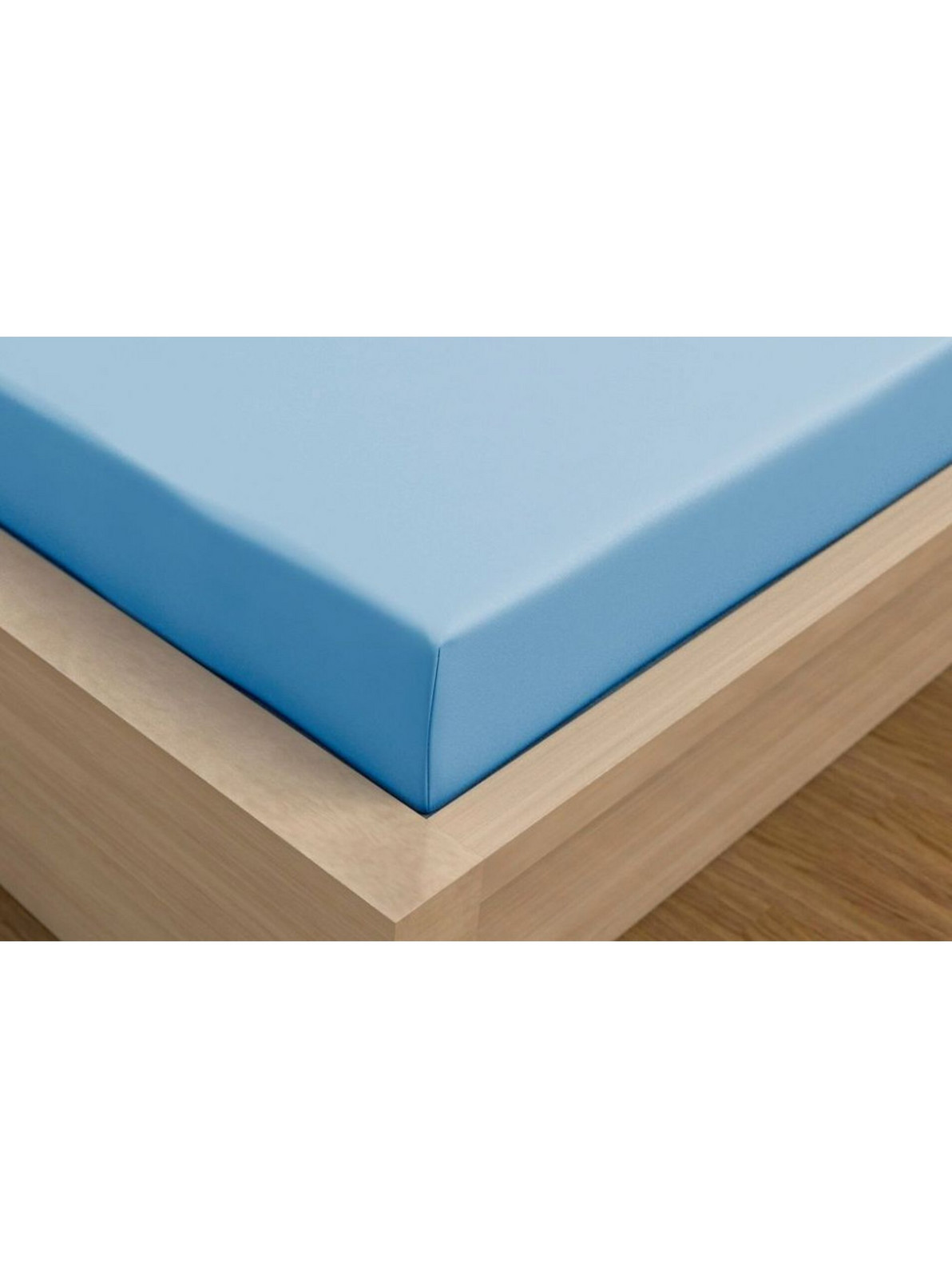 Jersey prestieradlo s lycrou 140x200cm svetlo modré Kvalitex
