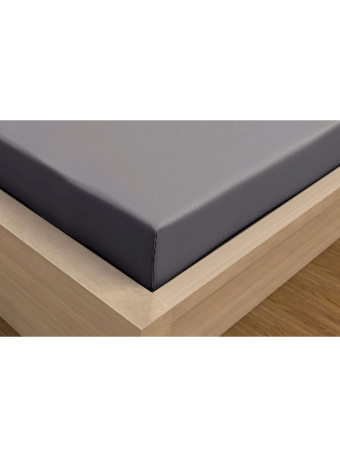 Jersey prestieradlo s lycrou 140x200cm tmavo šedé Kvalitex