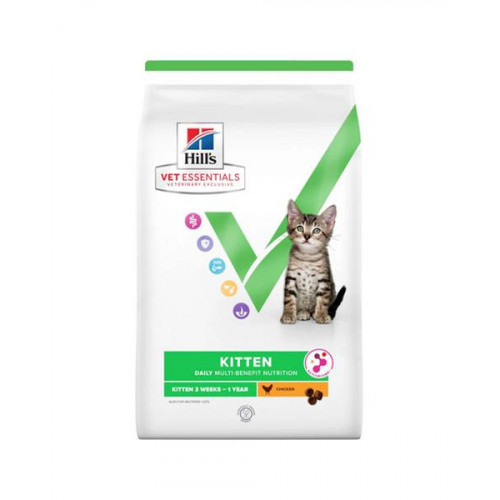 HILLS VE Feline Multi Benefit Kitten Chicken granule pre mačiatka 1,5kg