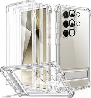 ESR Armor Kickstand Case, Compatible with Samsung Galaxy S24 Ultra, Clear