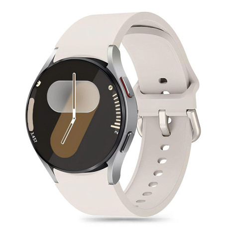 Tech-Protect Silicone remienok na Samsung Galaxy Watch 4 / 5 / 5 Pro / 6 / 7 / FE, starlight