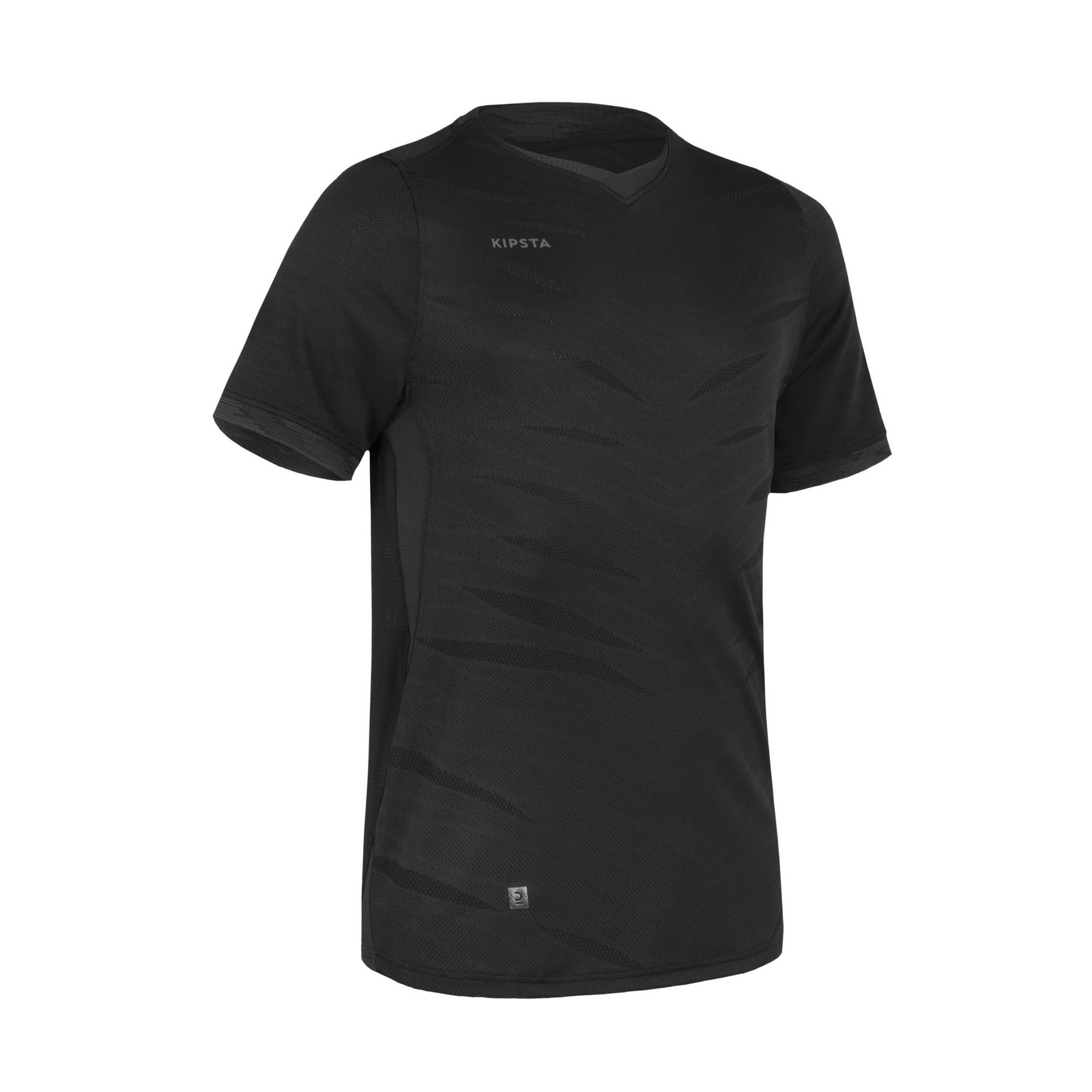 Futbalový dres CLR s krátkym rukávom čierny