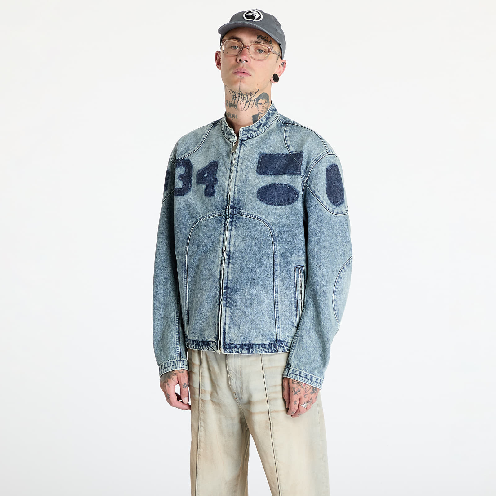 Bunda Ambush Denim Rider Jacket Vintage Blue/ No Color M