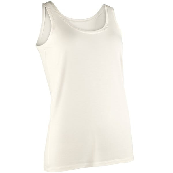 NUR DIE BAMBOO TANK TOP - Dámsky top - biela