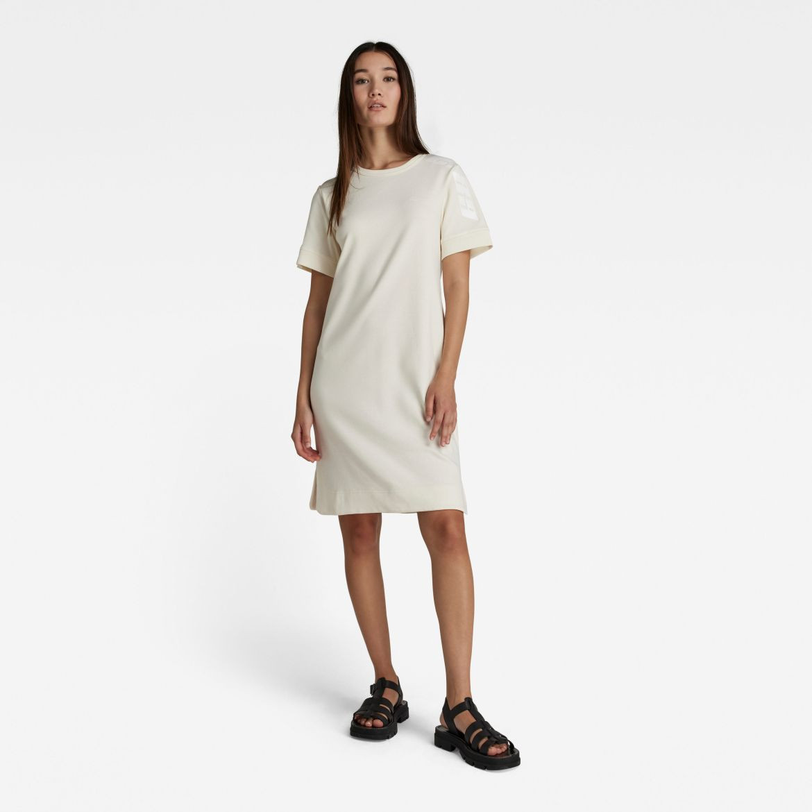 G-STAR Šaty - Gel print dress s\s biele