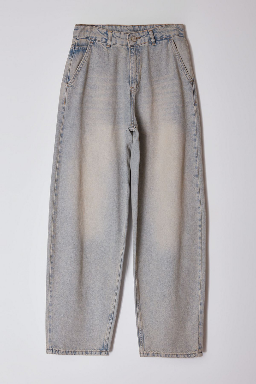 Trendyol Blue High Waist Skater Jeans