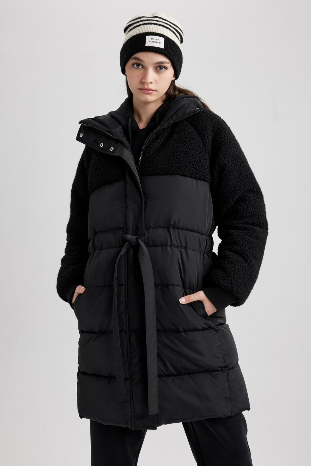 DEFACTO Waterproof Relax Fit Coat Parka