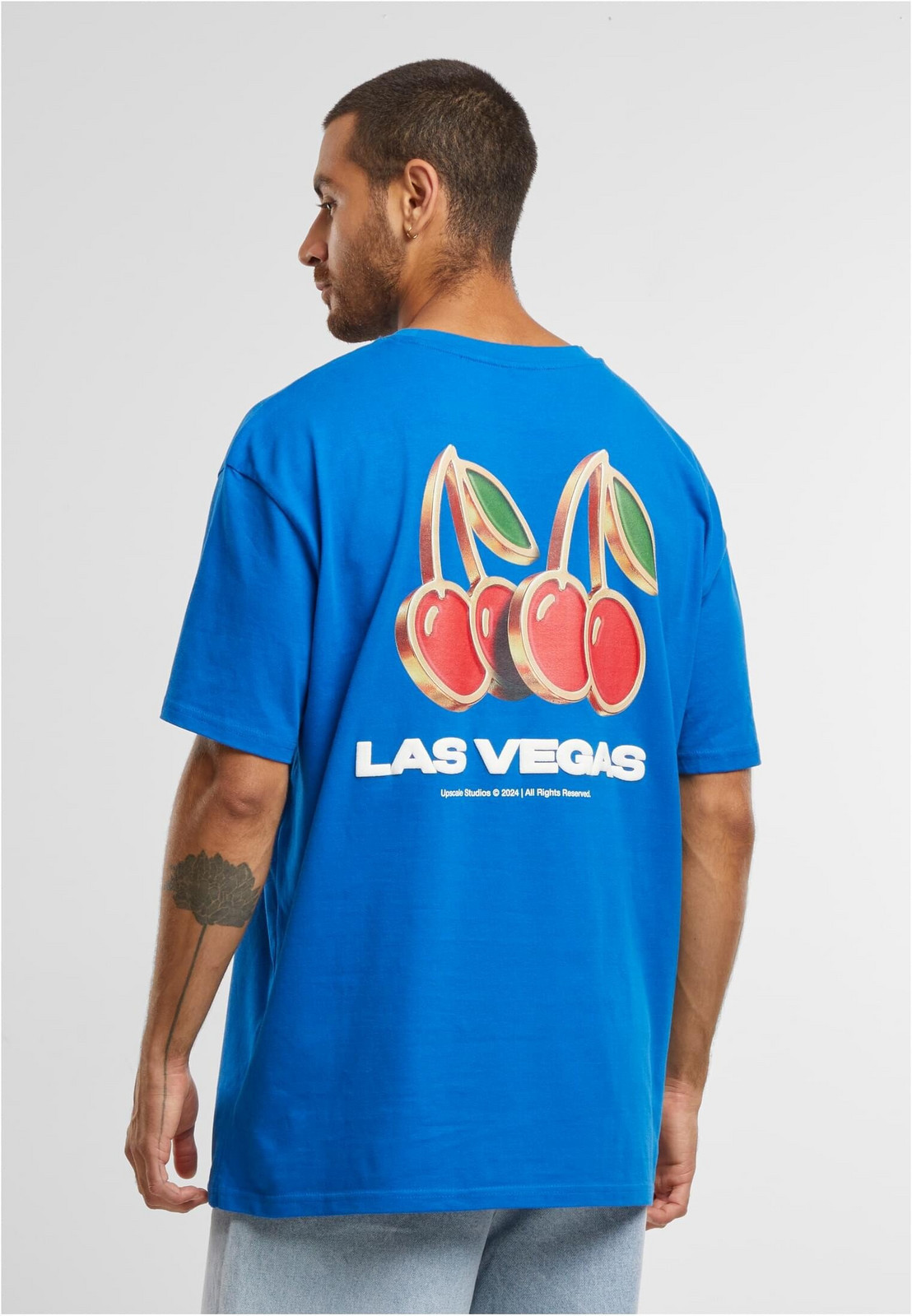 Men's T-shirt Gambling Capital Oversize cobalt blue