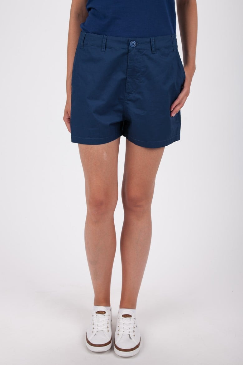 Tommy Jeans Krátke nohavice - TOMMY HILFIGER TJW SUMMER ESSENTIAL SHORT modré
