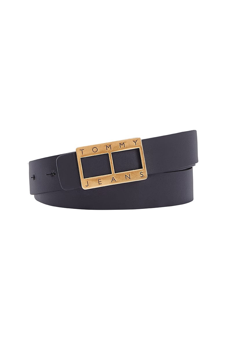 Tommy Jeans Opasok - TJW LOGO HARDWARE HW čierny