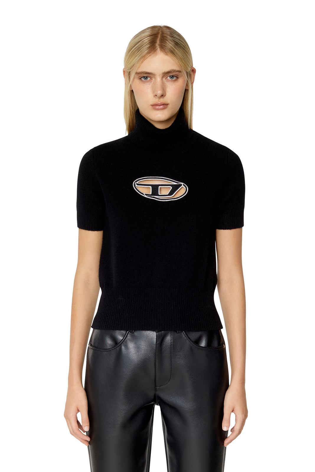 Diesel Sveter - M-ARGARET KNITWEAR čierny