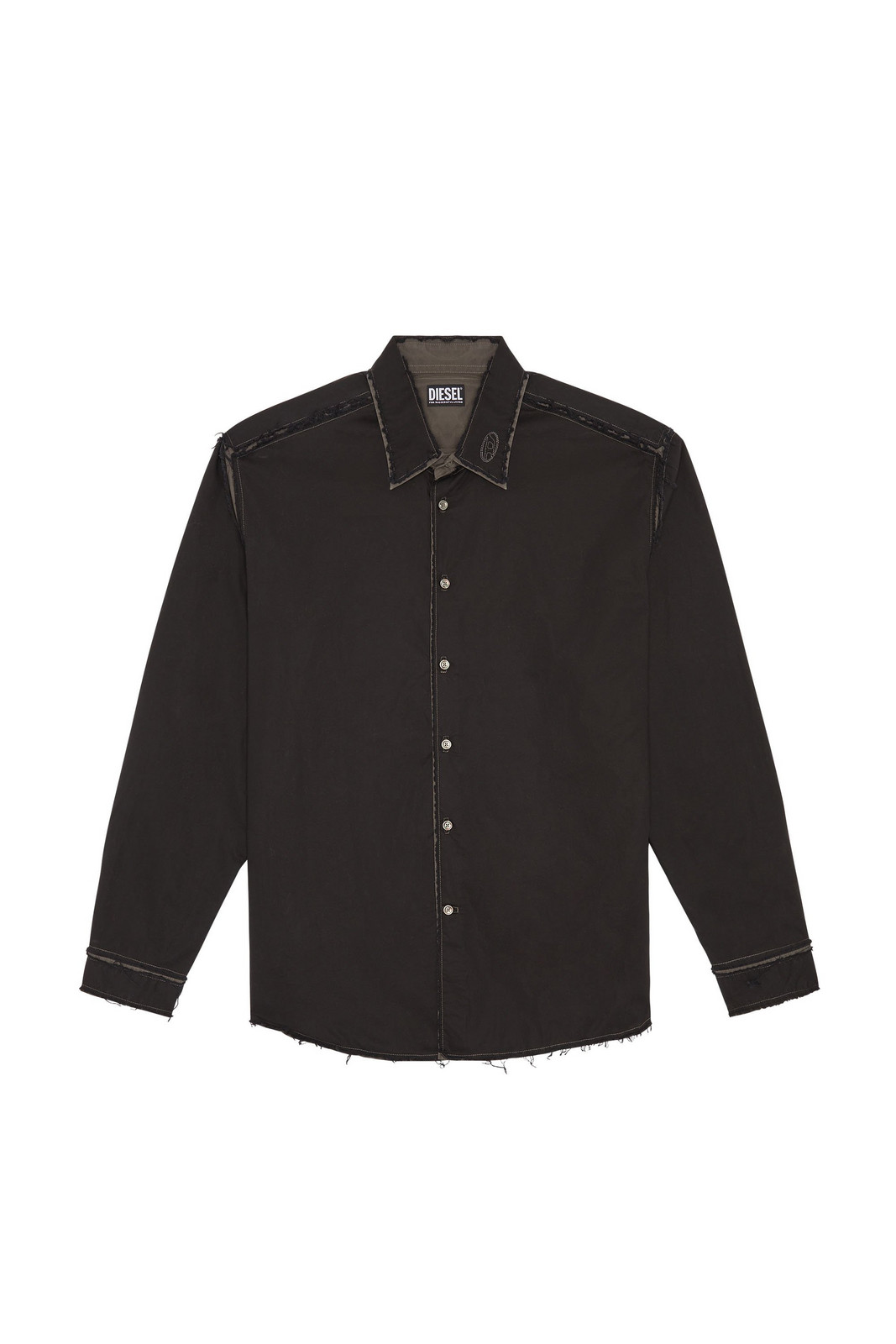 Diesel Košeľa - S-WEEZER SHIRT čierna