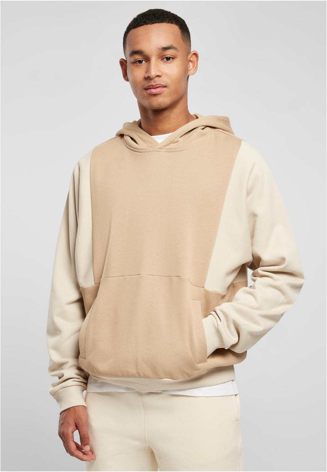 Cut On Sleeve Hoody Unionbeige/softseagrass