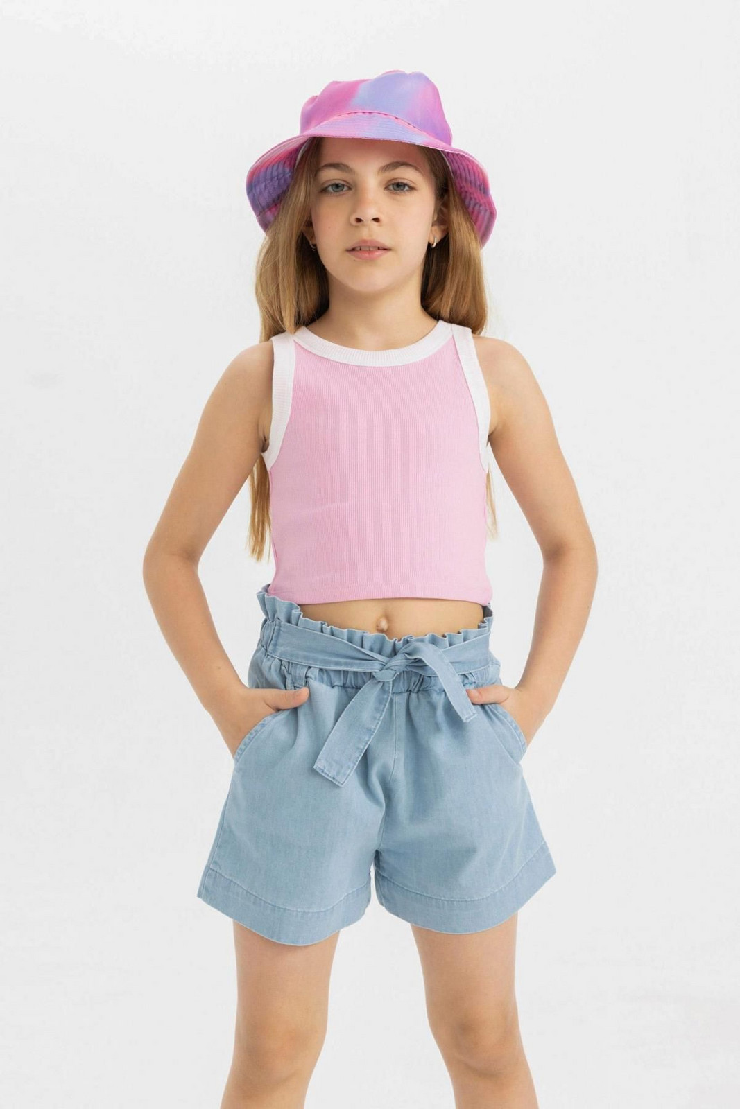 DEFACTO Girl's Crew Neck Athlete