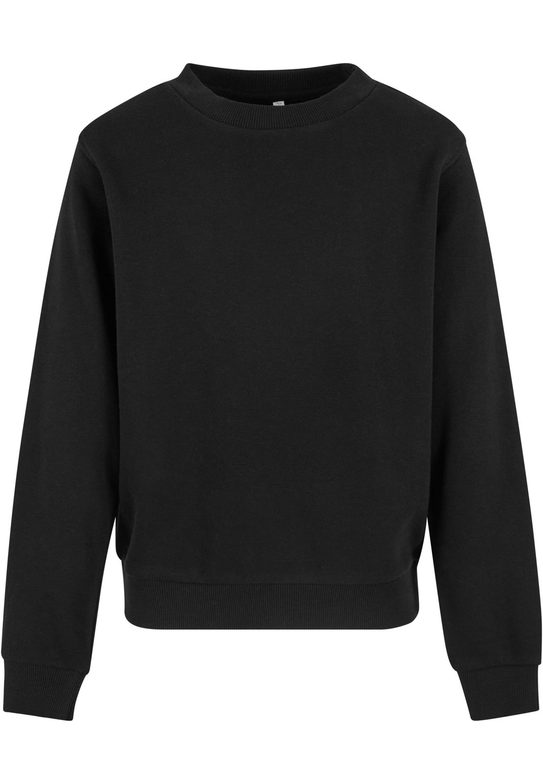 Girl's sweatshirt Light Terry Crewneck black