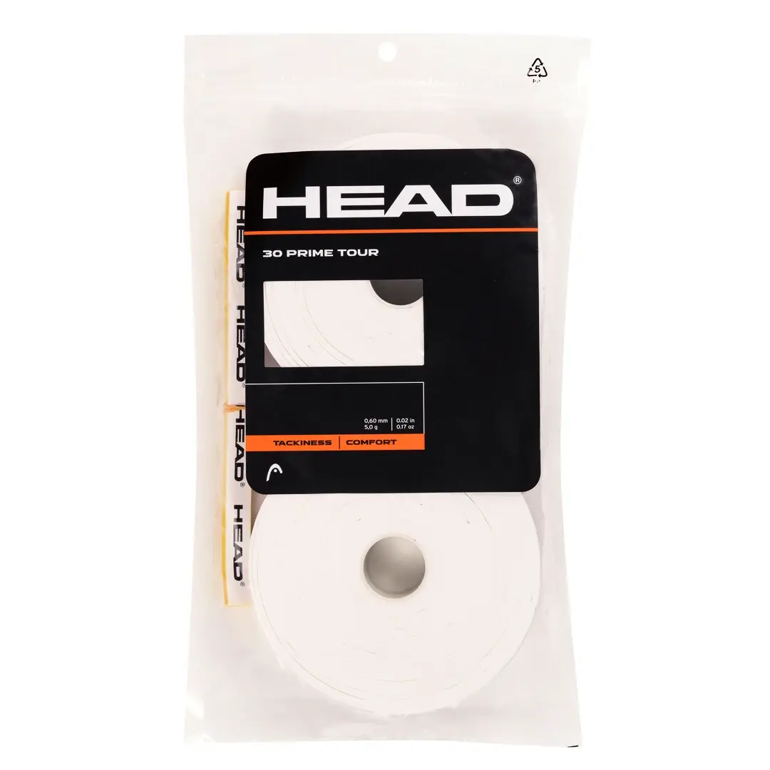 Head Prime Tour Top Grip 30x Pack White