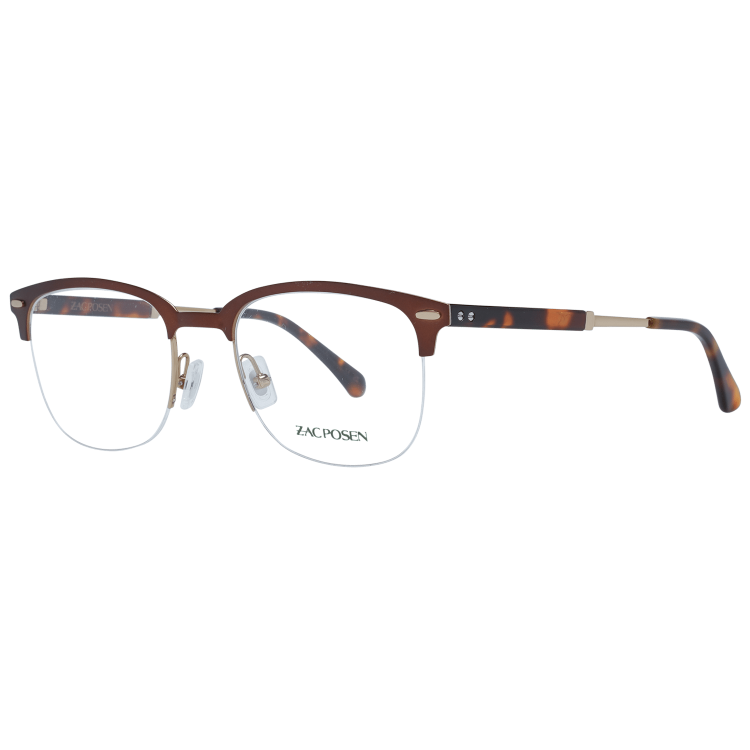 Zac Posen Optical Frame ZHUG BR 50 Hugh