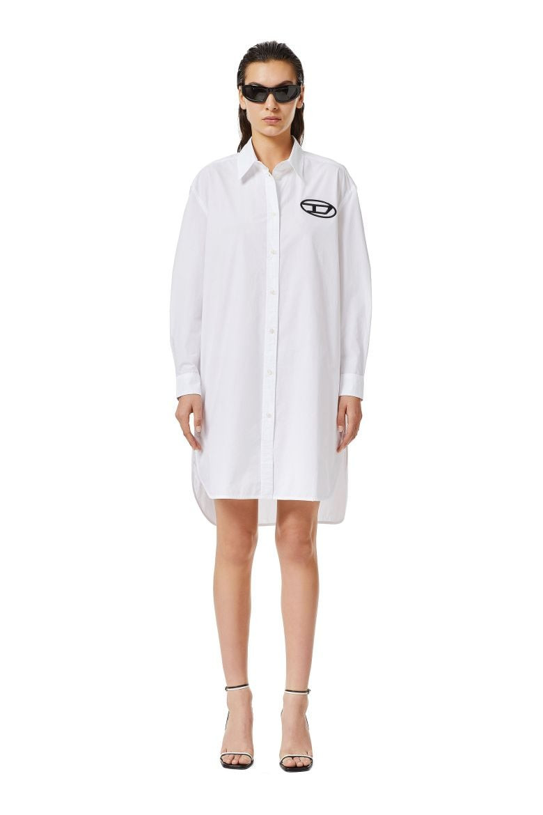 Diesel Šaty - D-LUNAR-A DRESS biele