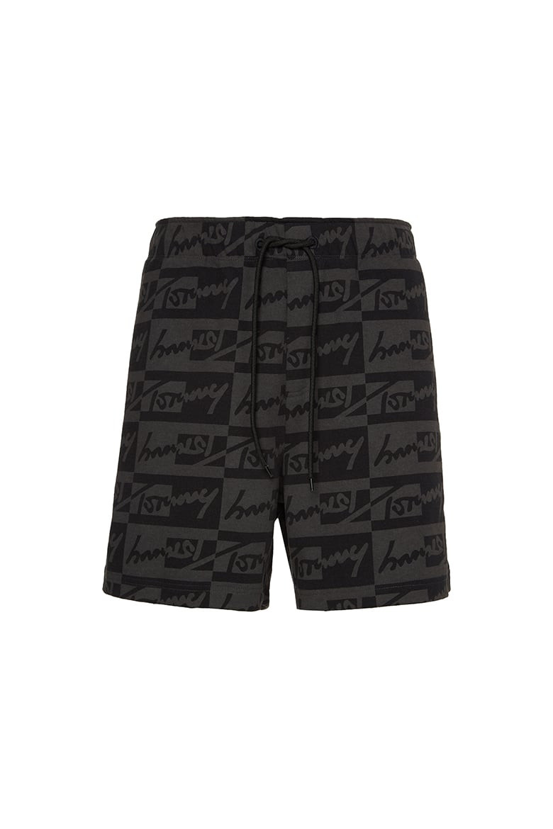 Tommy Jeans Krátke nohavice - TJM SIGNATURE AOP BEACHSHORT čierne