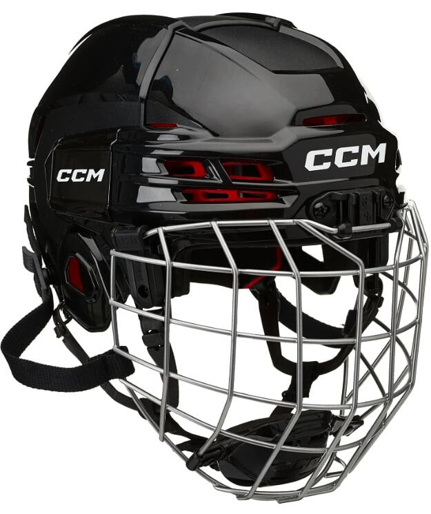 CCM Tacks 70 black Ice Hockey Helmet Combo Pupil (youth)