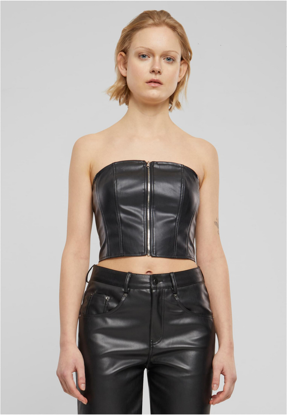 Women's bandeau top black