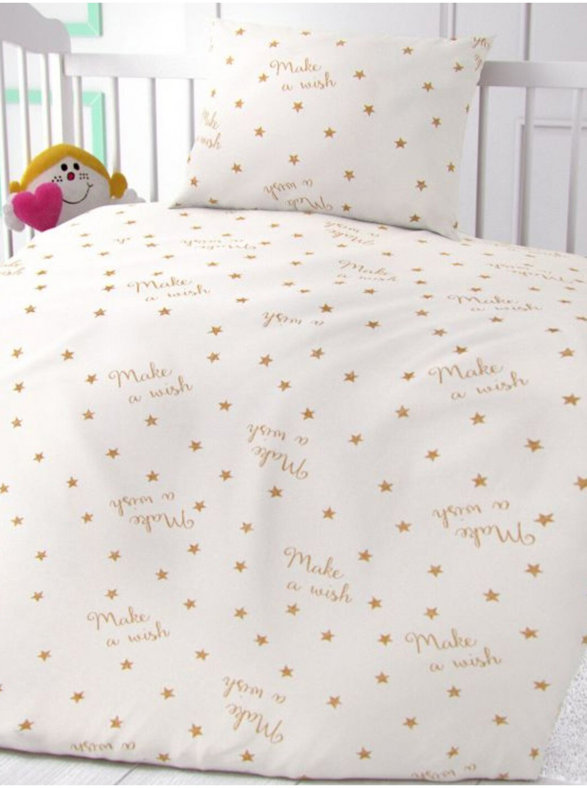 Bavlnené obliečky do detskej postieľky Stars Kvalitex