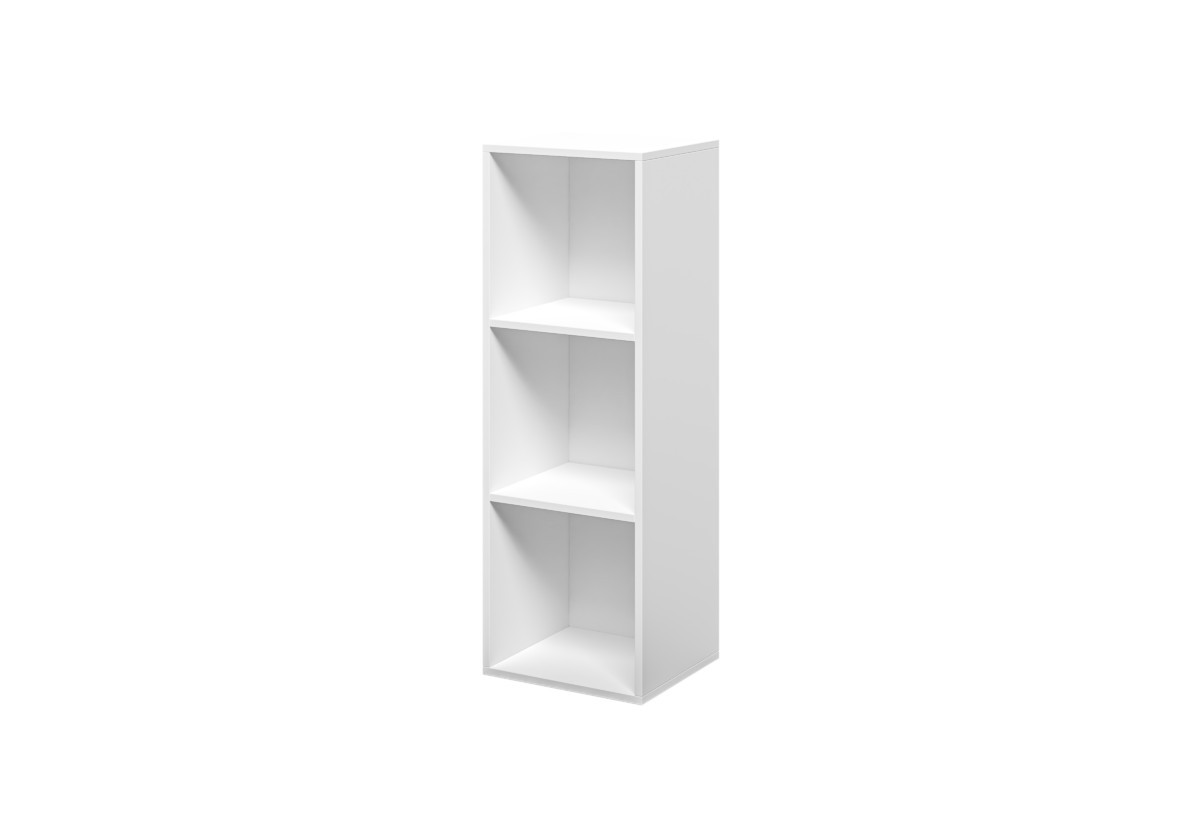 Expedo Regál JENA 4, 33,2x96,4x30, biela