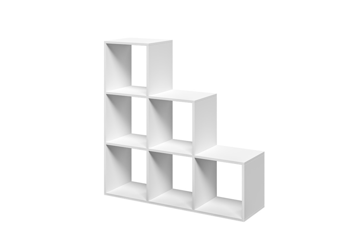Expedo Regál JENA, 96,4x96,4x30, biela