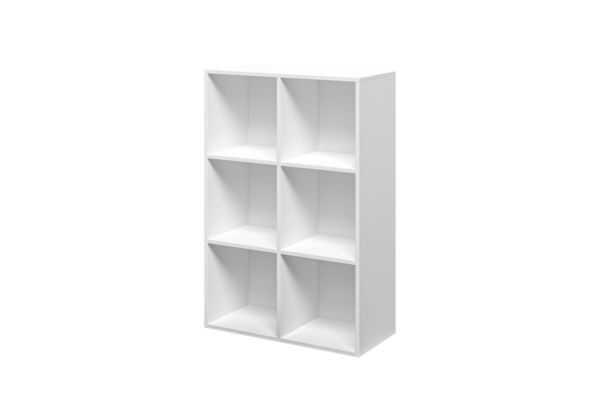 Expedo Regál JENA 2, 64,8x96,4x30, biela