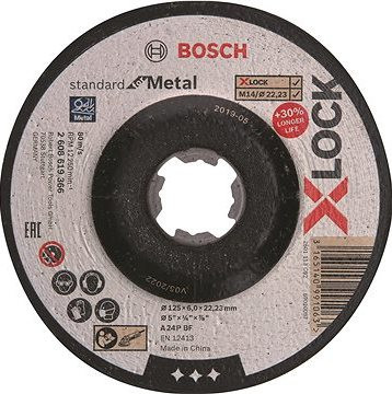 BOSCH X-LOCK SfM 125 × 6 mm T27 2.608.619.366
