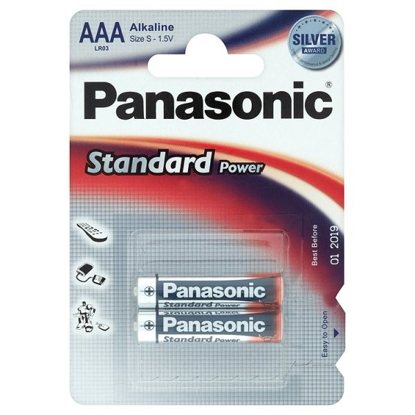 Batérie alkalické AAA Panasonic LR03 2 ks