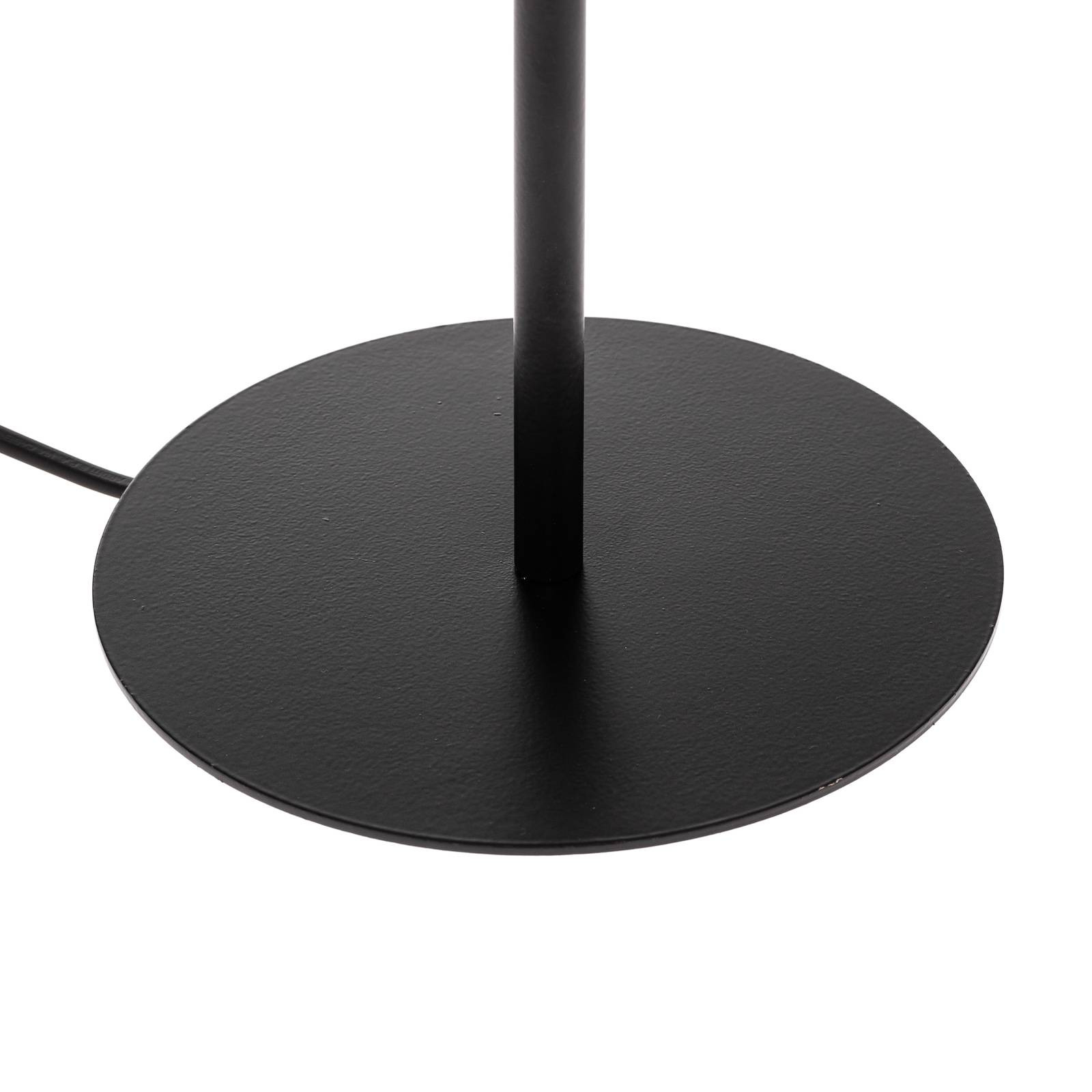 Stolná lampa Arden bez tienidla, čierna, výška 44 cm