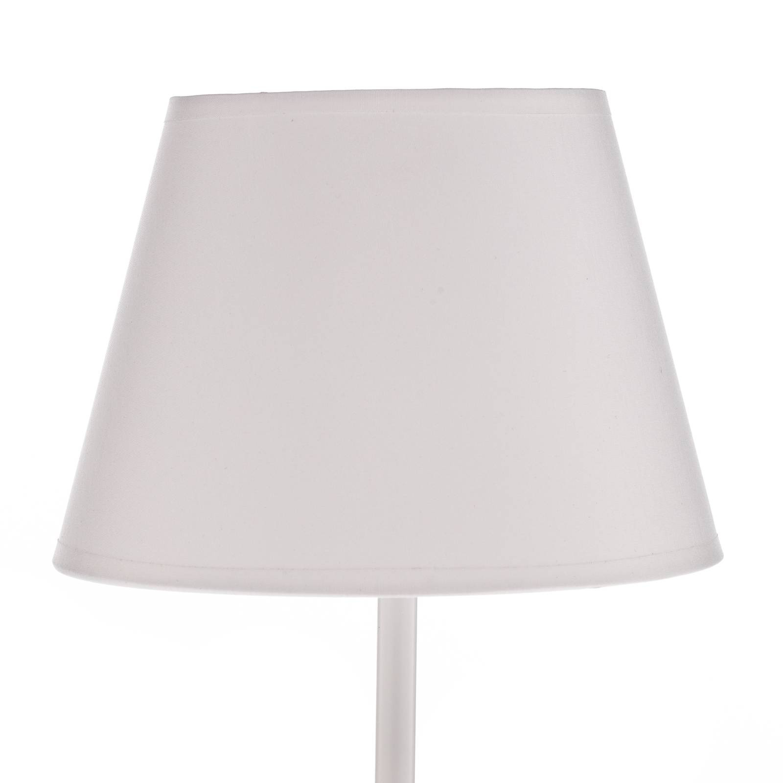 Stolová lampa Soho, kónická výška 33 cm, biela