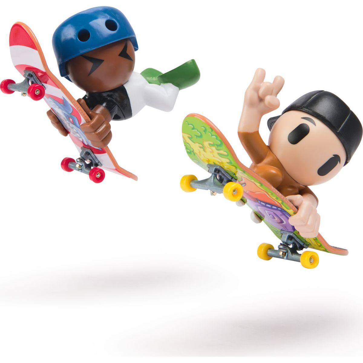 Tech Deck Sk8 Crew fingerboard s figúrkou Dvojbalenie černá čepice a černá kšiltovka