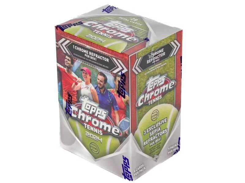 Topps 2024 Topps Chrome Tennis Blaster Box