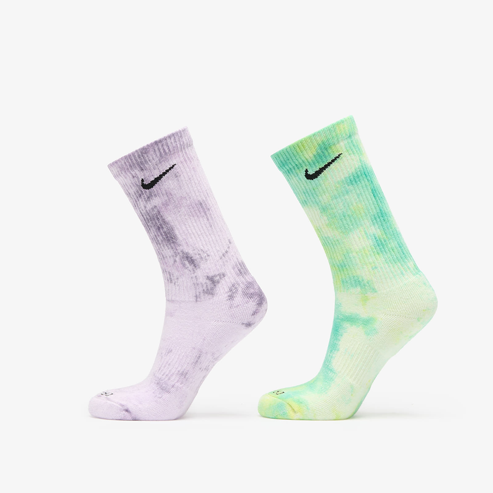 Nike Dri-FIT Everyday Plus Cushioned Crew Socks 2-Pack Multicolor L