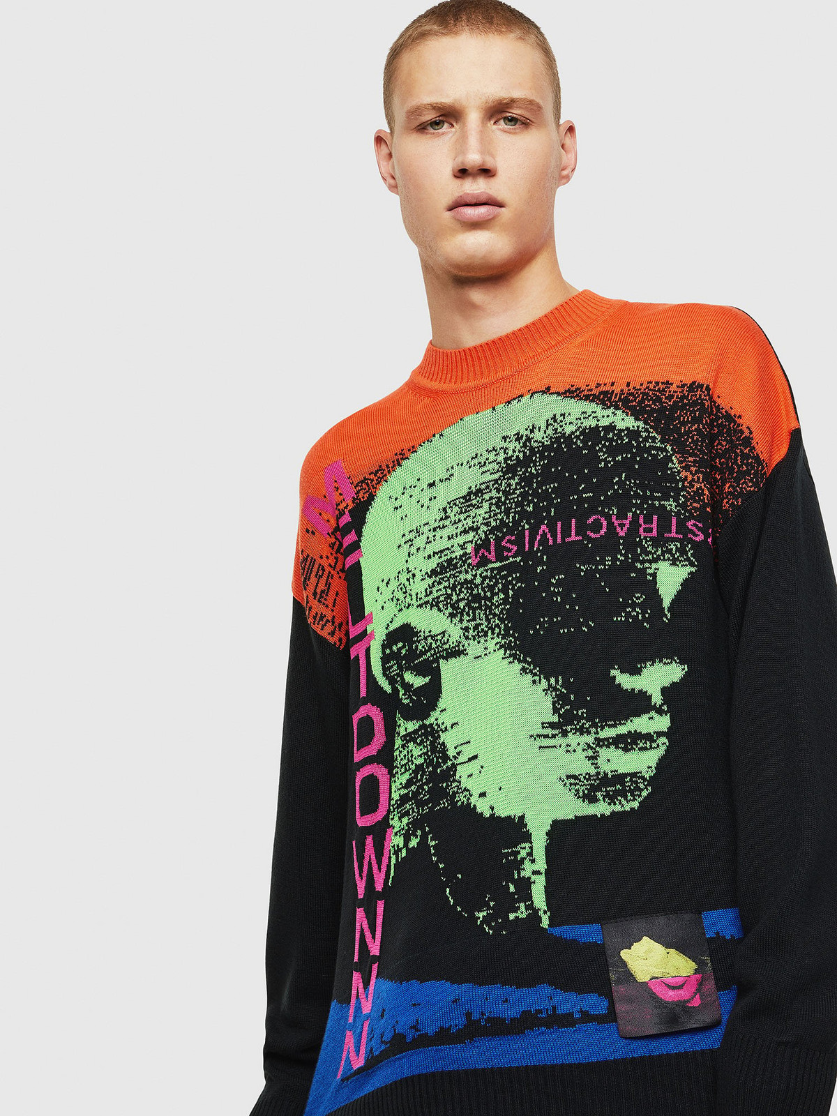 Diesel Sveter - KMELTER KNITWEAR viacfarebný