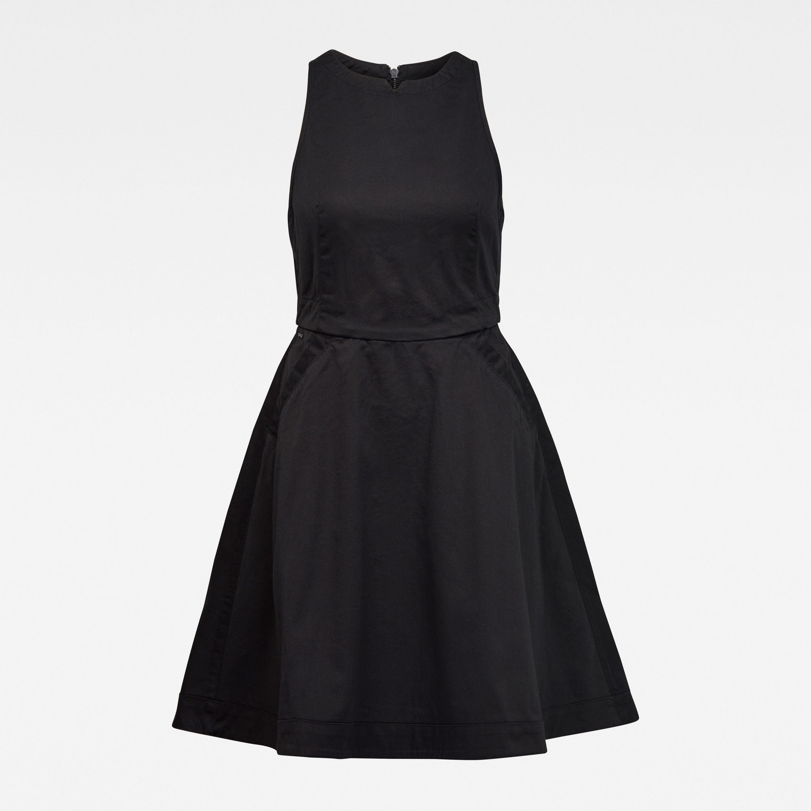 G-STAR Šaty - Core fit and flare dress s\less čierne