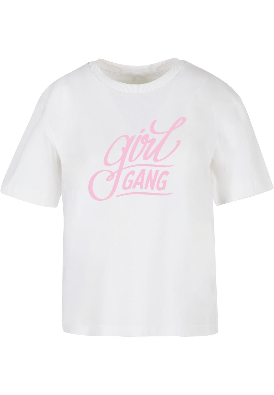 Women's T-shirt Girl Gang Wording white