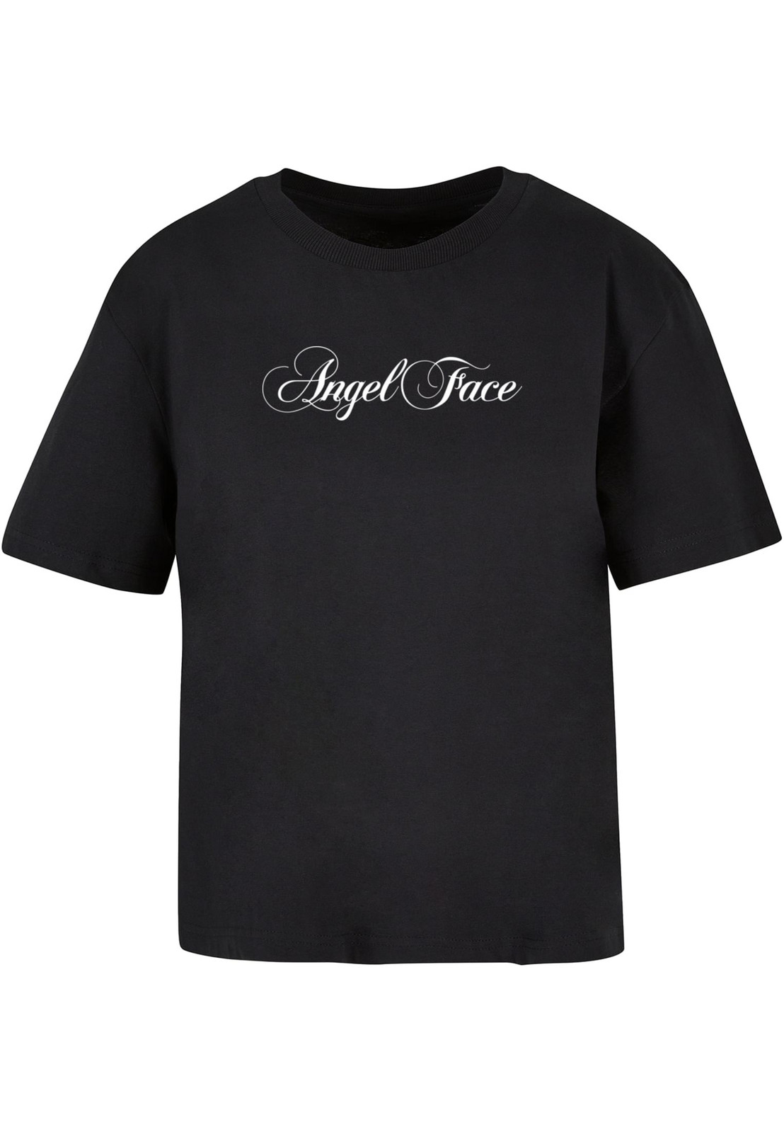 Women's T-shirt Angel Face black