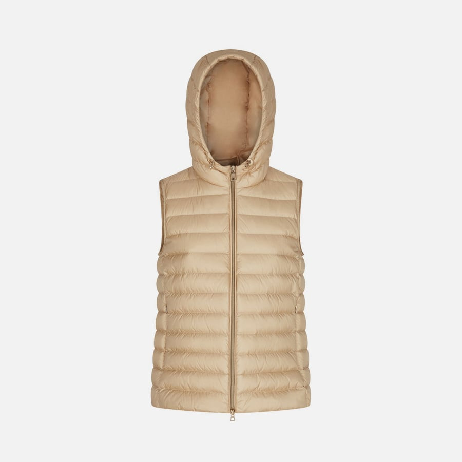 GEOX Beige women's down jacket Jaysen - Women's