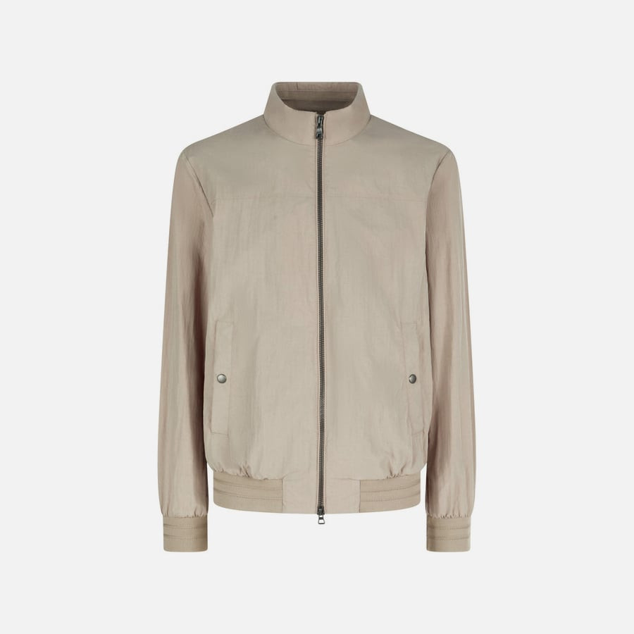 GEOX Beige men's jacket Elver - Men's