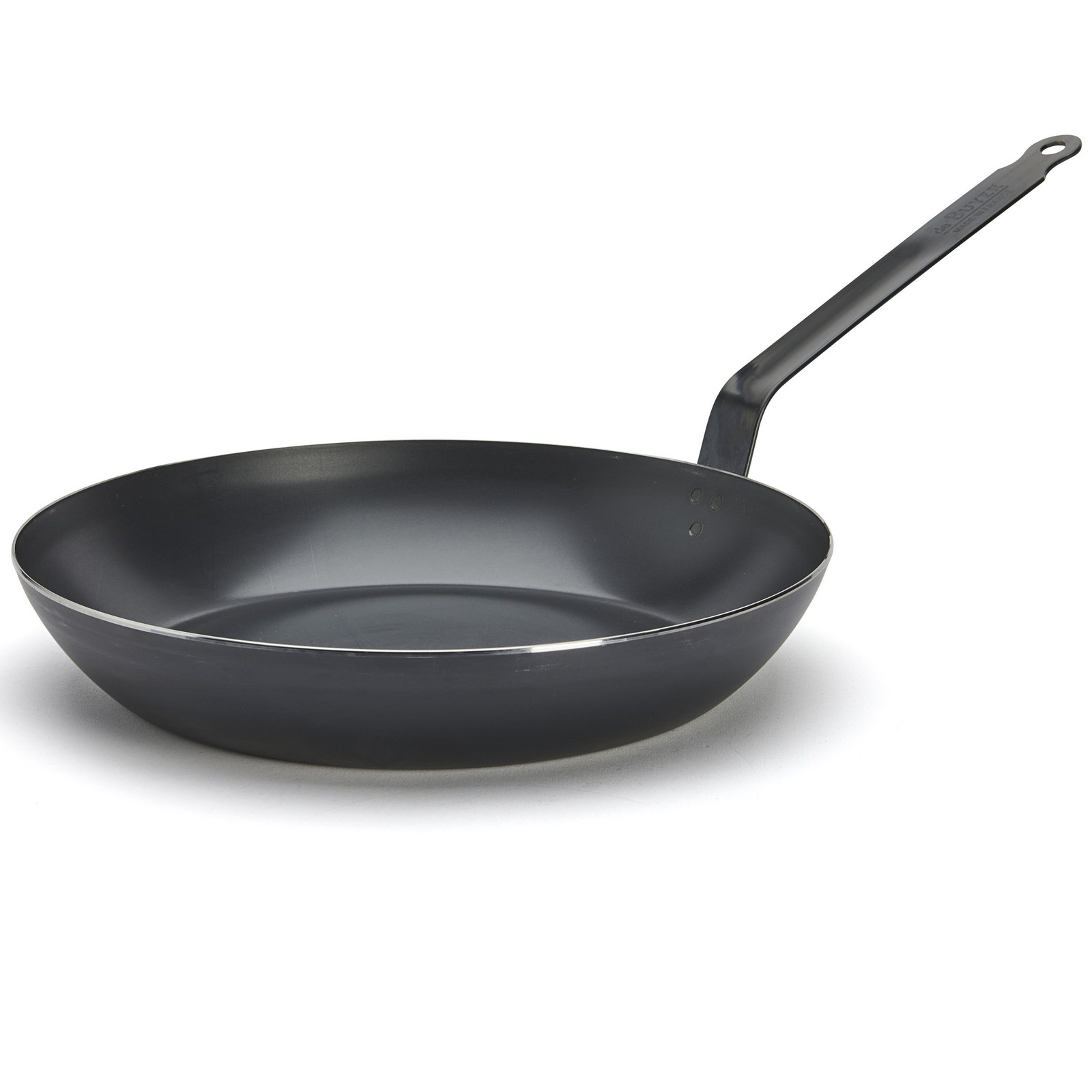 Univerzálna panvica BLUE CARBON 32 cm, modrá oceľ, de Buyer