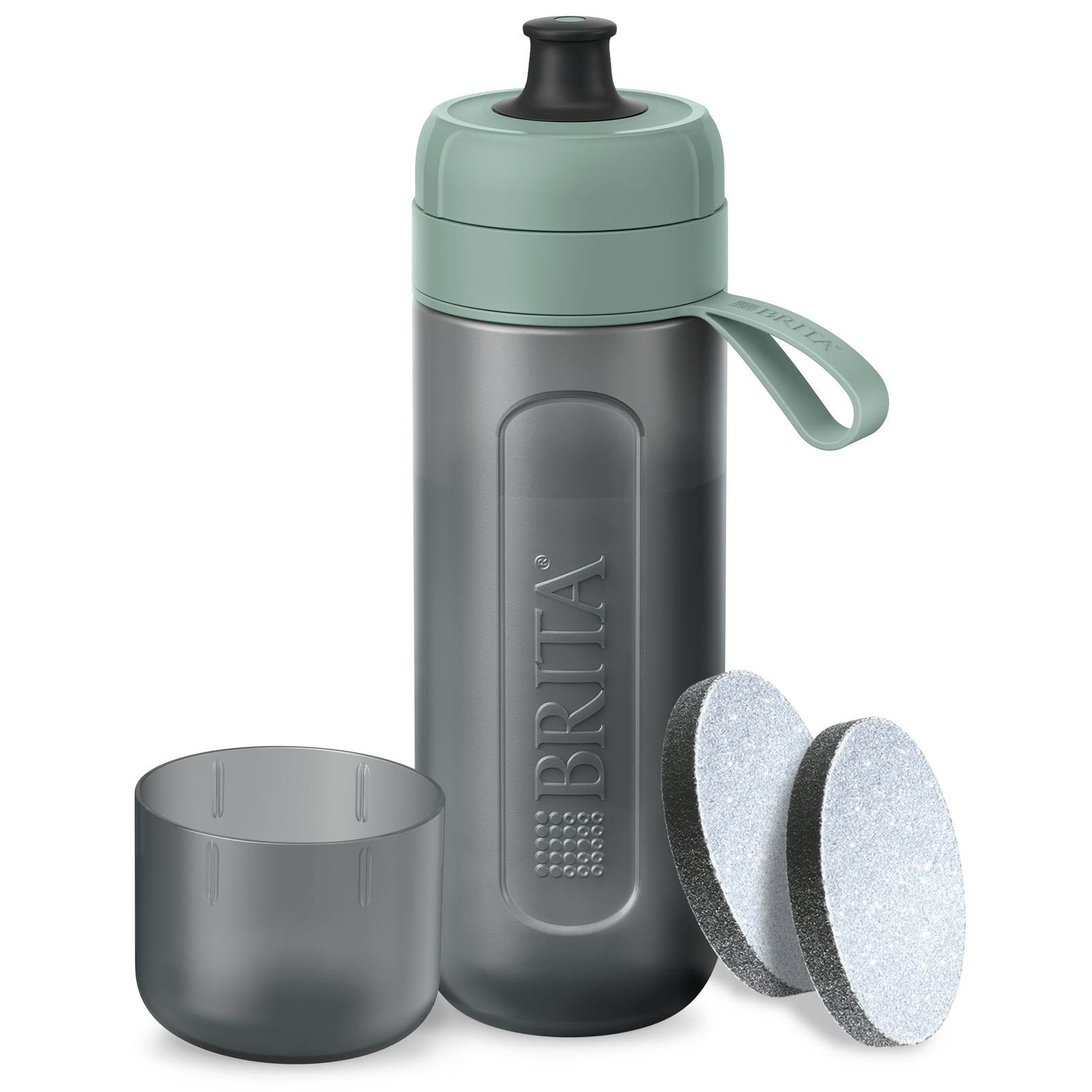BRITA Fill&Go Active filtrační láhev na vodu zelená, 0,6l