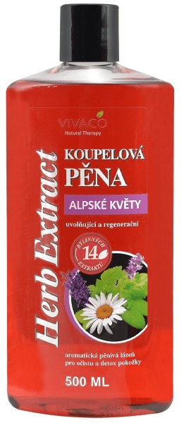 HERB EXTRACT Pena do kúpeľa Alpské kvety 500 ml