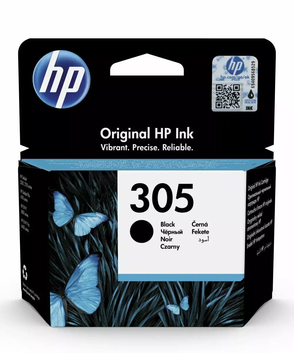 Cartridge HP 305, HP 3YM61AE - originálny (čierna)