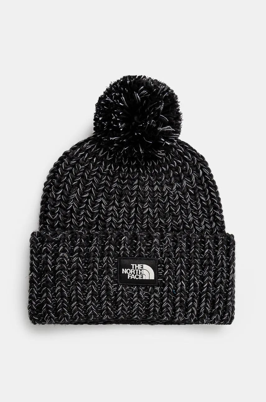 Čiapka The North Face Cozy Chunky Cabin Beanie čierna farba, z hrubej pleteniny, NF0A887WVOR1